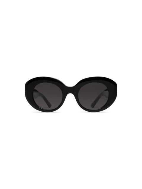 BALENCIAGA rive gauche round sunglasses
