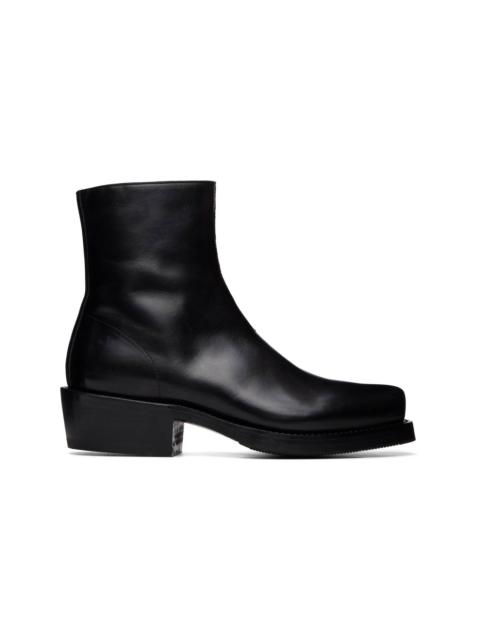 SECOND/LAYER Black Charro Boots