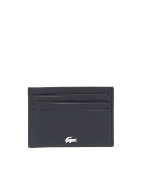 LACOSTE Fitzgerald logo-plaque leather cardholder