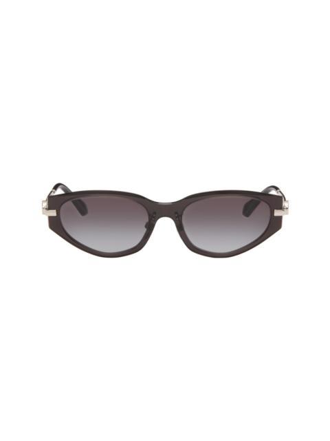 Burberry Black Oval Sunglasses