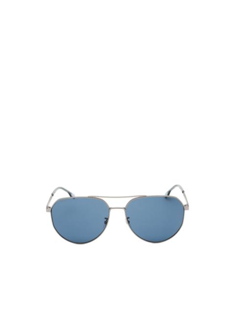 BOSS double-bridge pilot-frame sunglasses