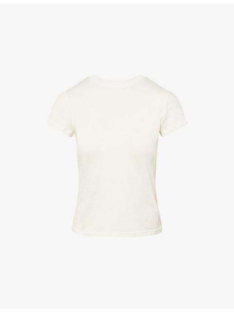 FRAME x Amelia Gray The Ghost Cotton-Blend T-Shirt