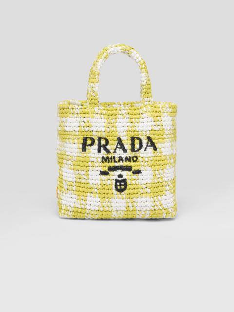 Prada Small crochet tote bag