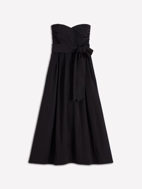 BODEN Strapless Taffeta Dress-Black