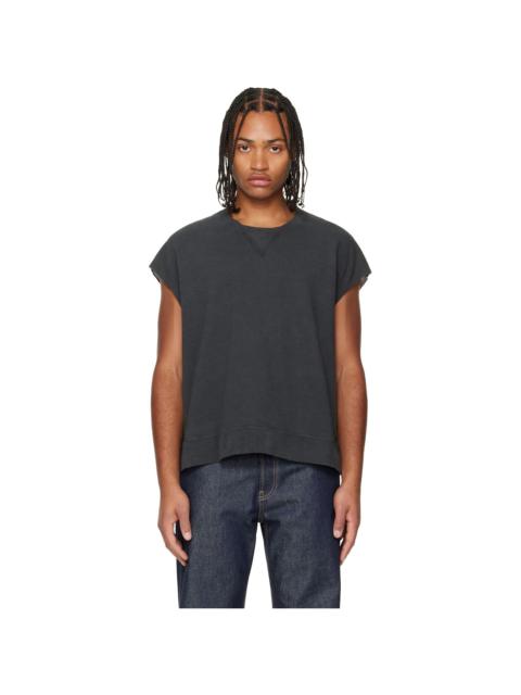 visvim Black Mondo Dual Sweat S/L DMGD Tank Top