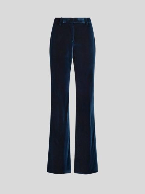 Etro COTTON VELVET TROUSERS