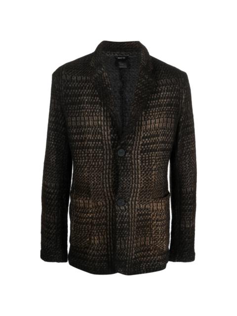 Avant Toi houndstooth wool-cashmere jacket