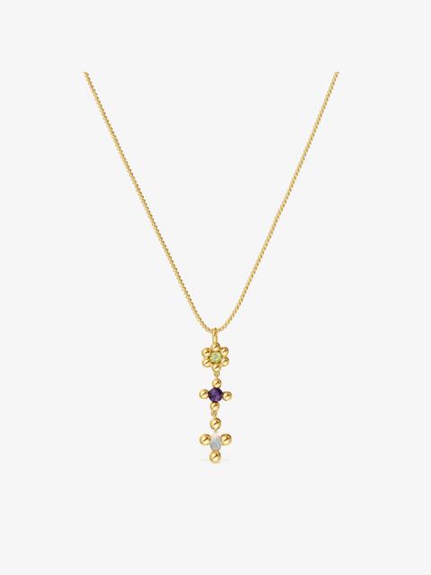 TOUS Short 18K gold vermeil Necklace with gemstones Sugar Party