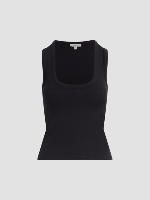 Joe's Jeans Women's The U-Neck Cotton-Blend Tank - Black