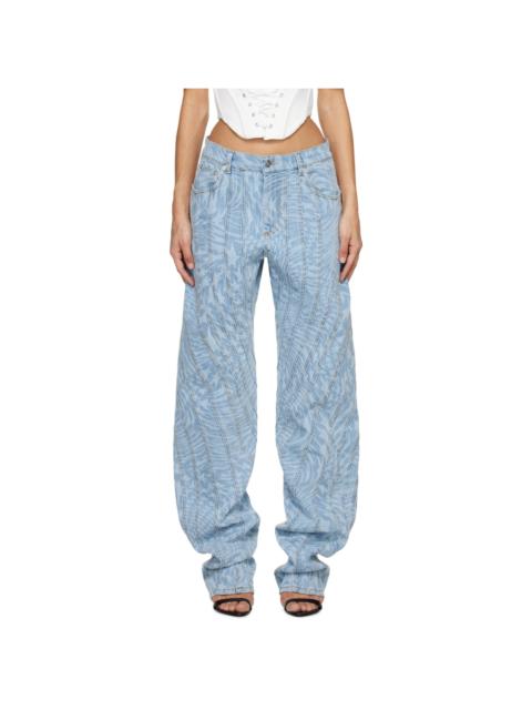 MUGLER Blue Star Jeans