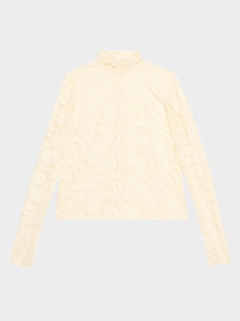 A.L.C. Indy Lace Turtleneck Top
