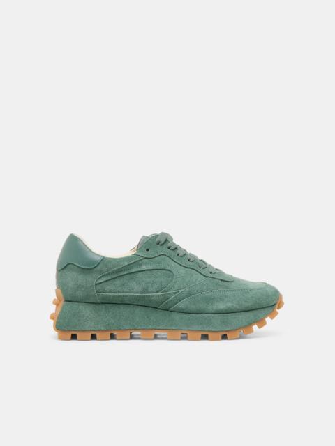 dolce vita TRICIA SNEAKERS DK GREEN SUEDE
