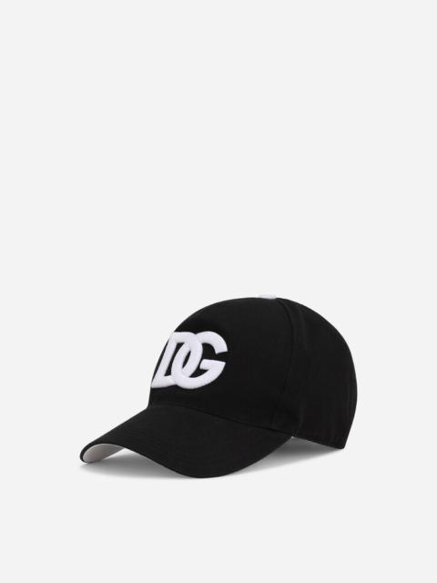 Cotton baseball cap with DG embroidery