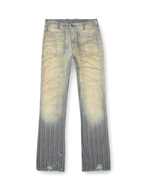 デニム・ジーパン franticservice : 25SS / Slick Bootcut Denim Pants (3colors) Women's 70s Vintage Bootcut Jeans Casual Mid Rise Distressed