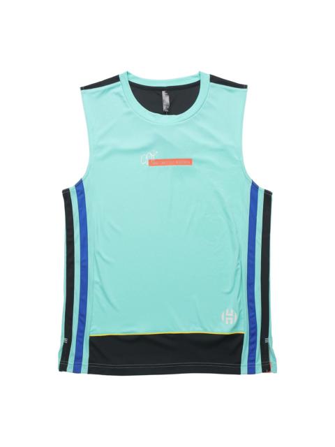 adidas adidas Hrdn Tank Logo Gym Training Basketball Sports Vest Green GP9792