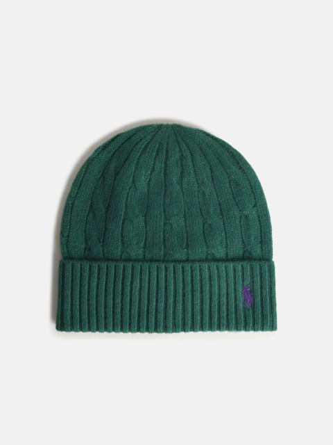 Polo Ralph Lauren GREEN WOOL BLEND BEANIE