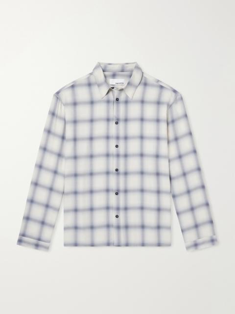 sage NATION Strano Checked Twill Shirt