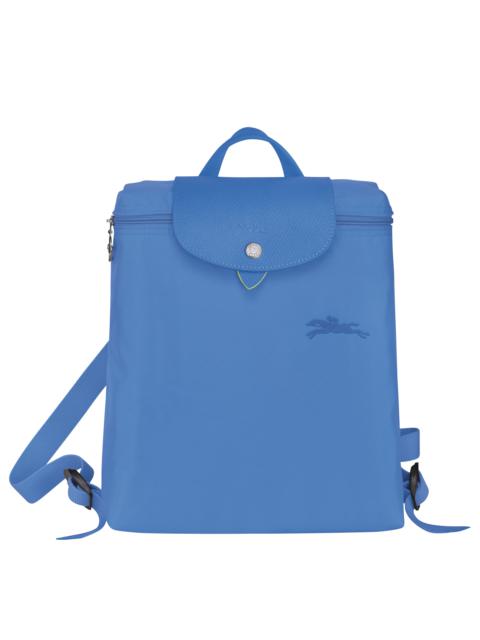 Le Pliage Green M Backpack Cornflower - Recycled canvas