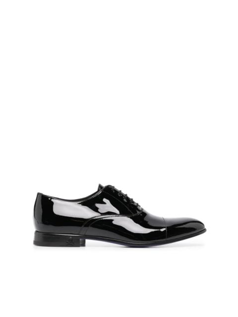 PHILIPP PLEIN patent-leather Oxford shoes