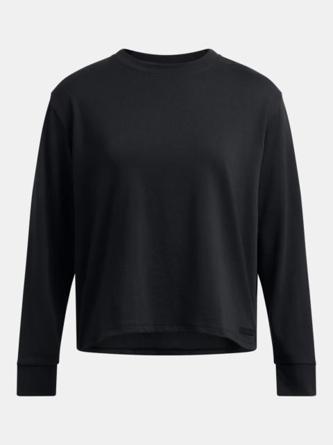 Under Armour 여성 UA 헤비급 복고풍 긴 소매