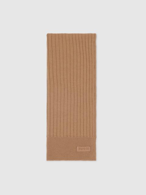 GUCCI Knit wool scarf