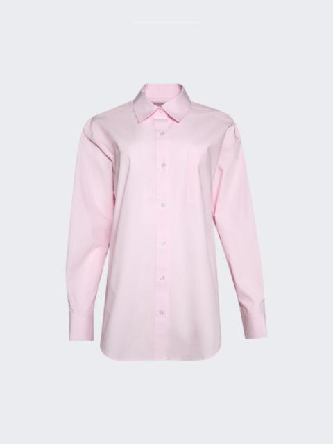 alexanderwang.t Boyfriend Shirt With Logo Flag Tag Light Pink