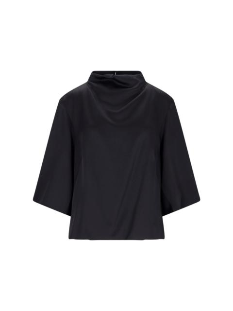 Dries Van Noten HIGH NECK BLOUSE