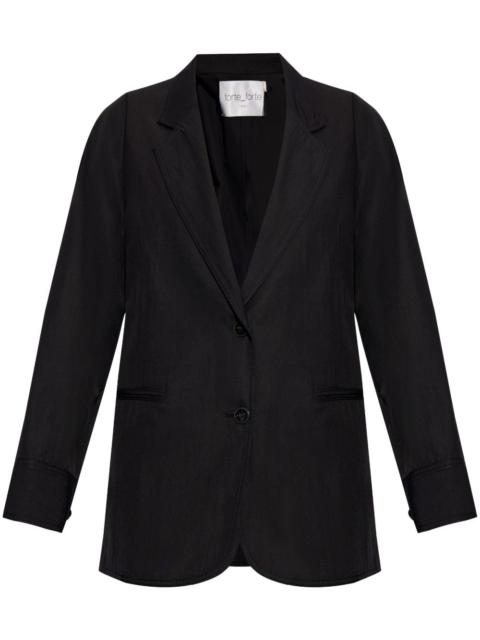 forte_forte single-breasted twill blazer