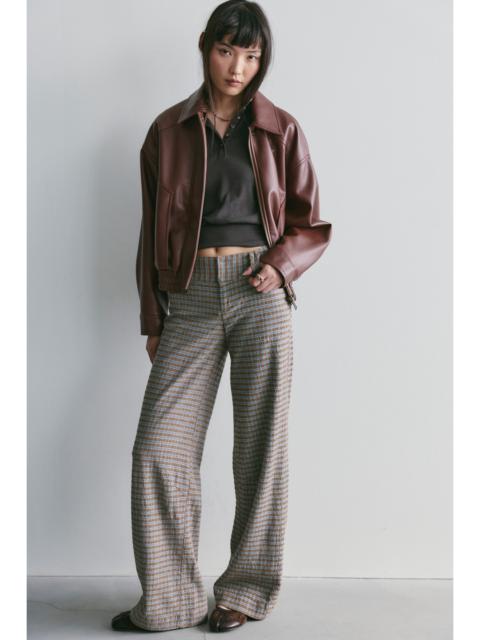 FREE PEOPLE Time Flies Low-Rise Clean Trousers