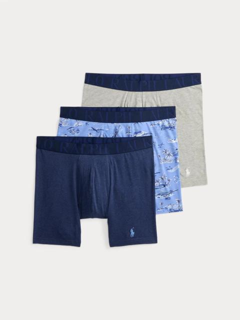 Polo Ralph Lauren Stretch Cotton Boxer Brief 3-Pack