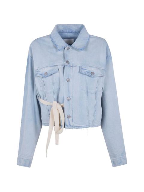 MM6 Maison Margiela raw-hem denim jacket