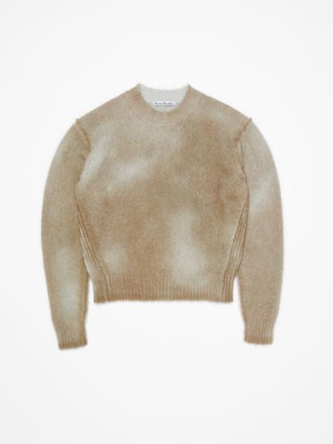 Acne Studios Jumper sprayed finish - Mushroom beige