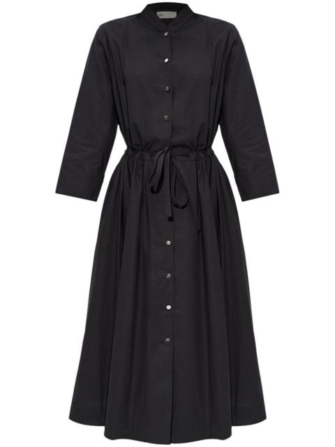 TORY BURCH belted cotton shirt dress