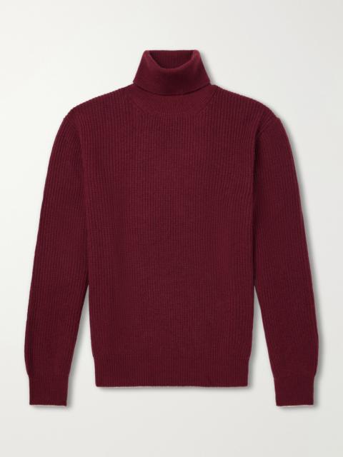 Canali Wool and Cashmere-Blend Rollneck Sweater