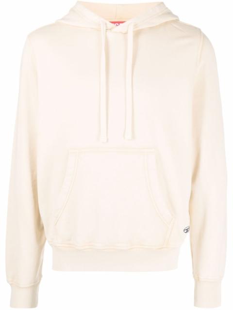 Diesel logo-patch pullover hoodie