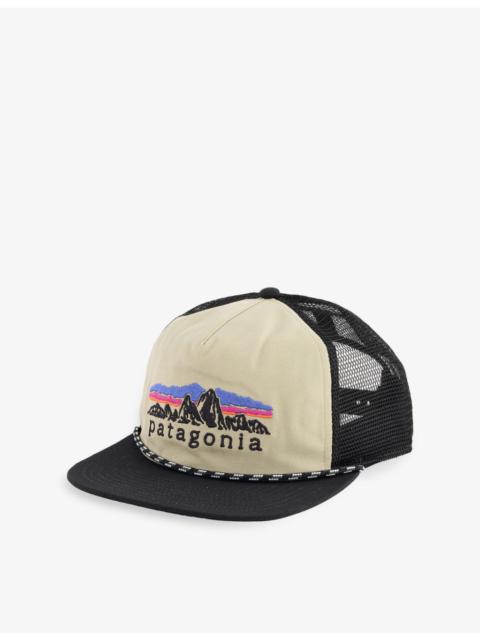 Patagonia Airfarer Logo-Embroidered Cotton And Mesh Cap