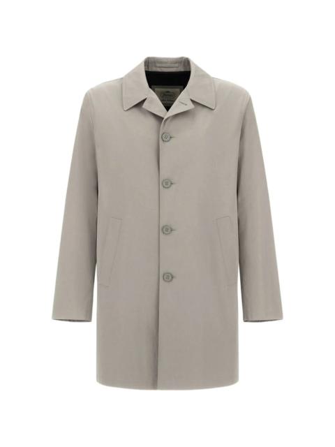 Herno welt-pockets button coat