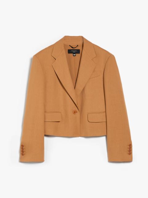 WEEKEND Max Mara CANTICO Viscose and linen blazer