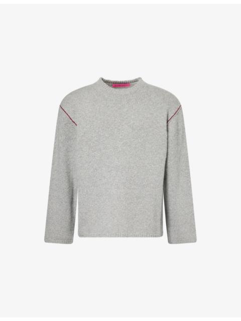 The Elder Statesman Glacier Roll-Edge Cashmere Jumper