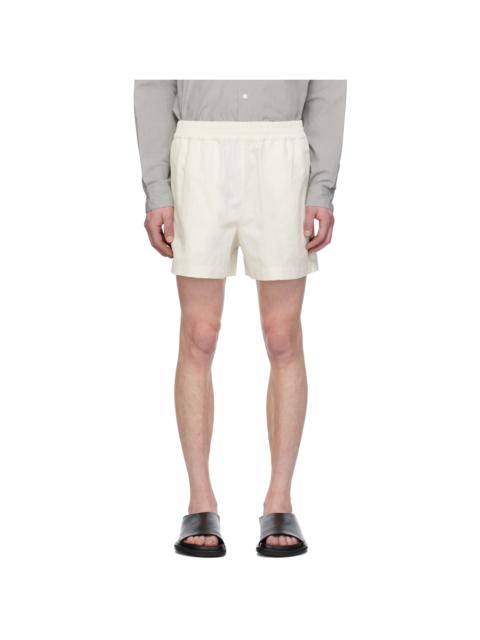 Studio Nicholson Off-White Elio Shorts