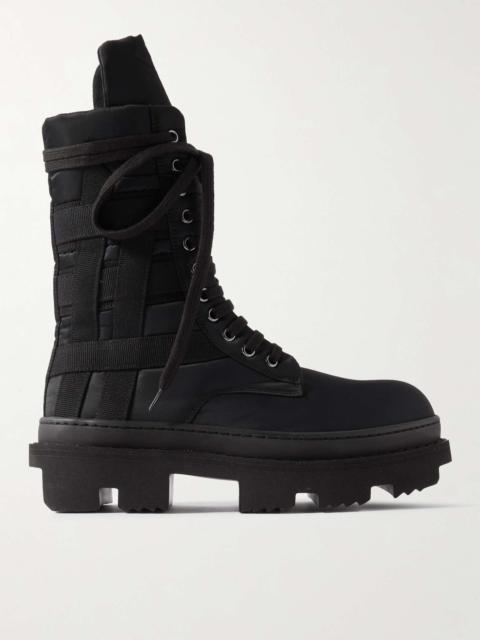 Army Megatooth Canvas and Shell Lace-Up Boots
