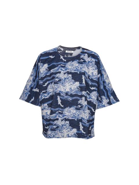DART TEE - FISHES BLUE