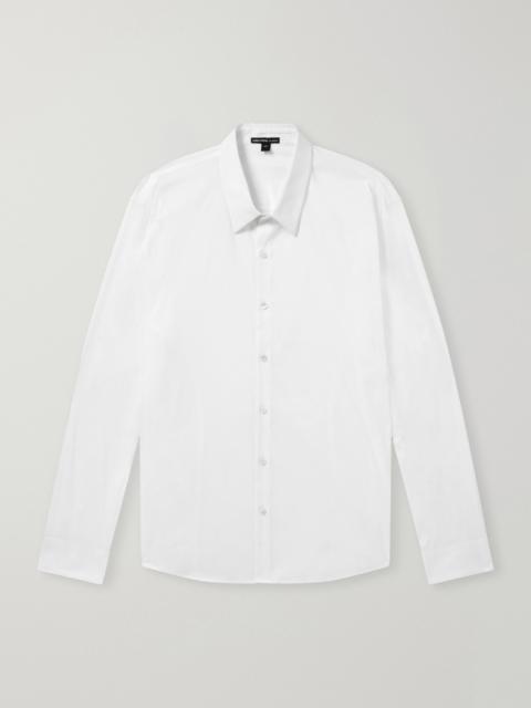 JAMES PERSE Stretch Cotton-Blend Poplin Shirt
