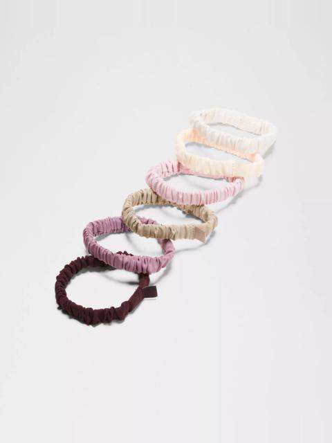 lululemon Skinny Scrunchies *6 Pack