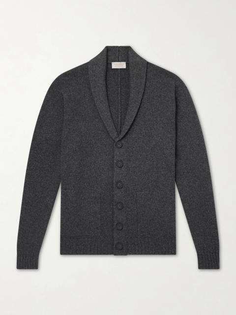 JOHN SMEDLEY Rockford Shawl-Collar Recycled-Cashmere and Merino Wool-Blend Cardigan