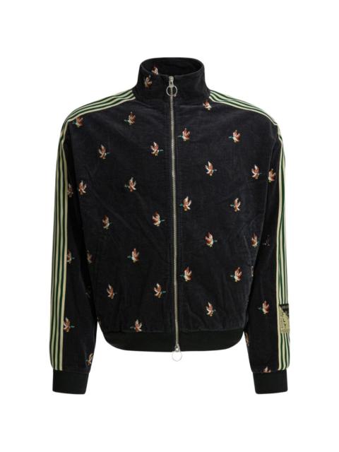 Kapital striped embroidered corduroy jacket