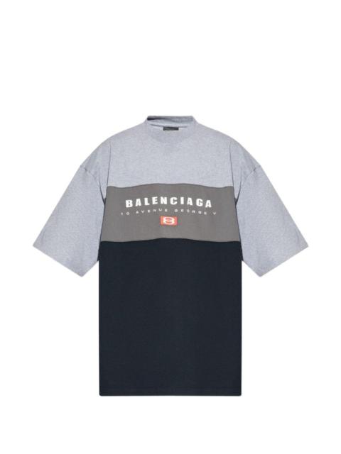 BALENCIAGA colour block T-shirt