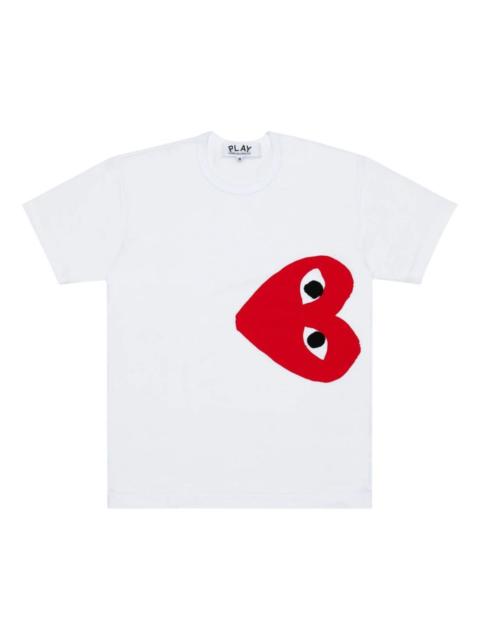 Comme des Garçons PLAY Side Heart logo T-shirt
