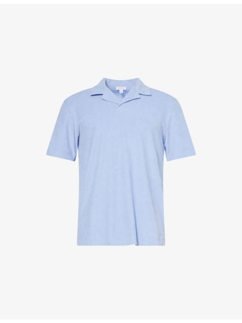Sunspel Towelling Cotton Polo Shirt