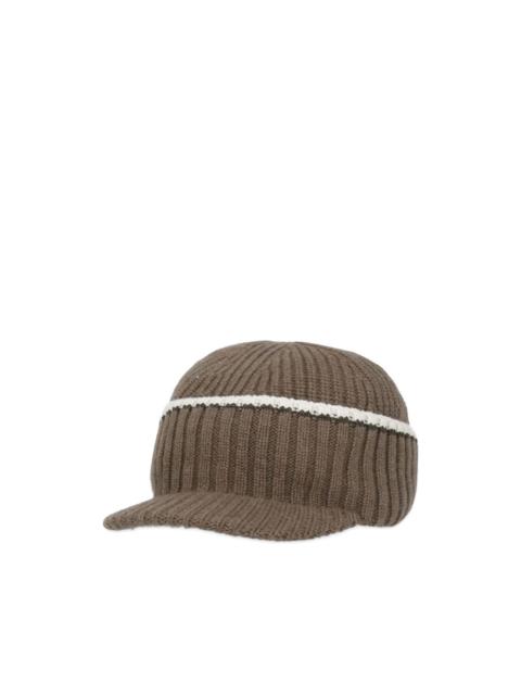Brunello Cucinelli ribbed cap